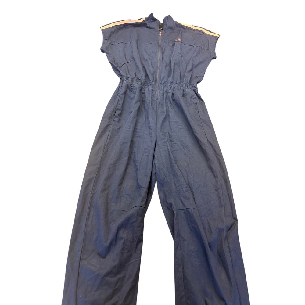 Adidas Navy & Rose Gold “LOVE” Track Jumpsuit – Size LT